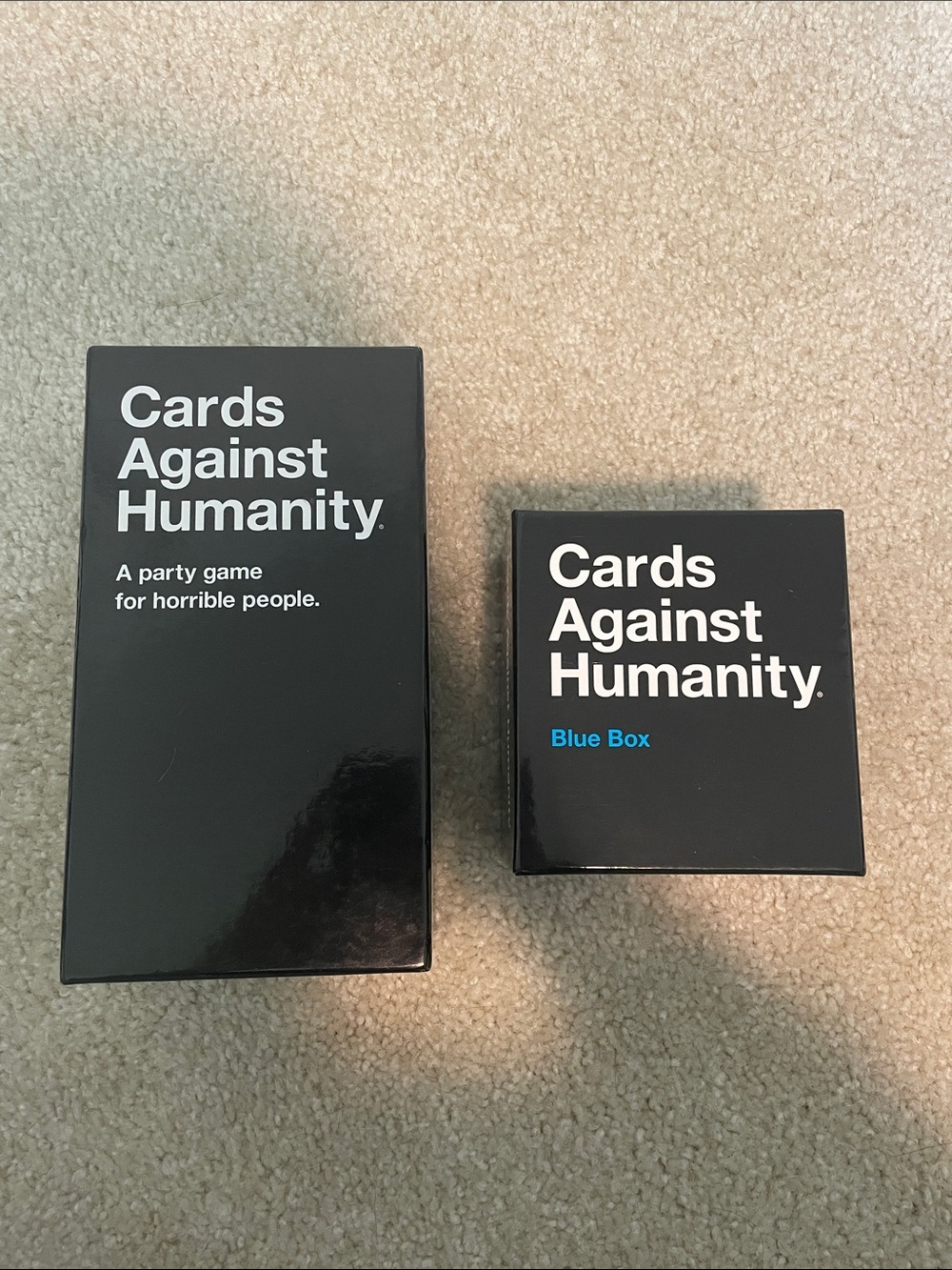 Cards Against Humanity with Blue Box Expansion